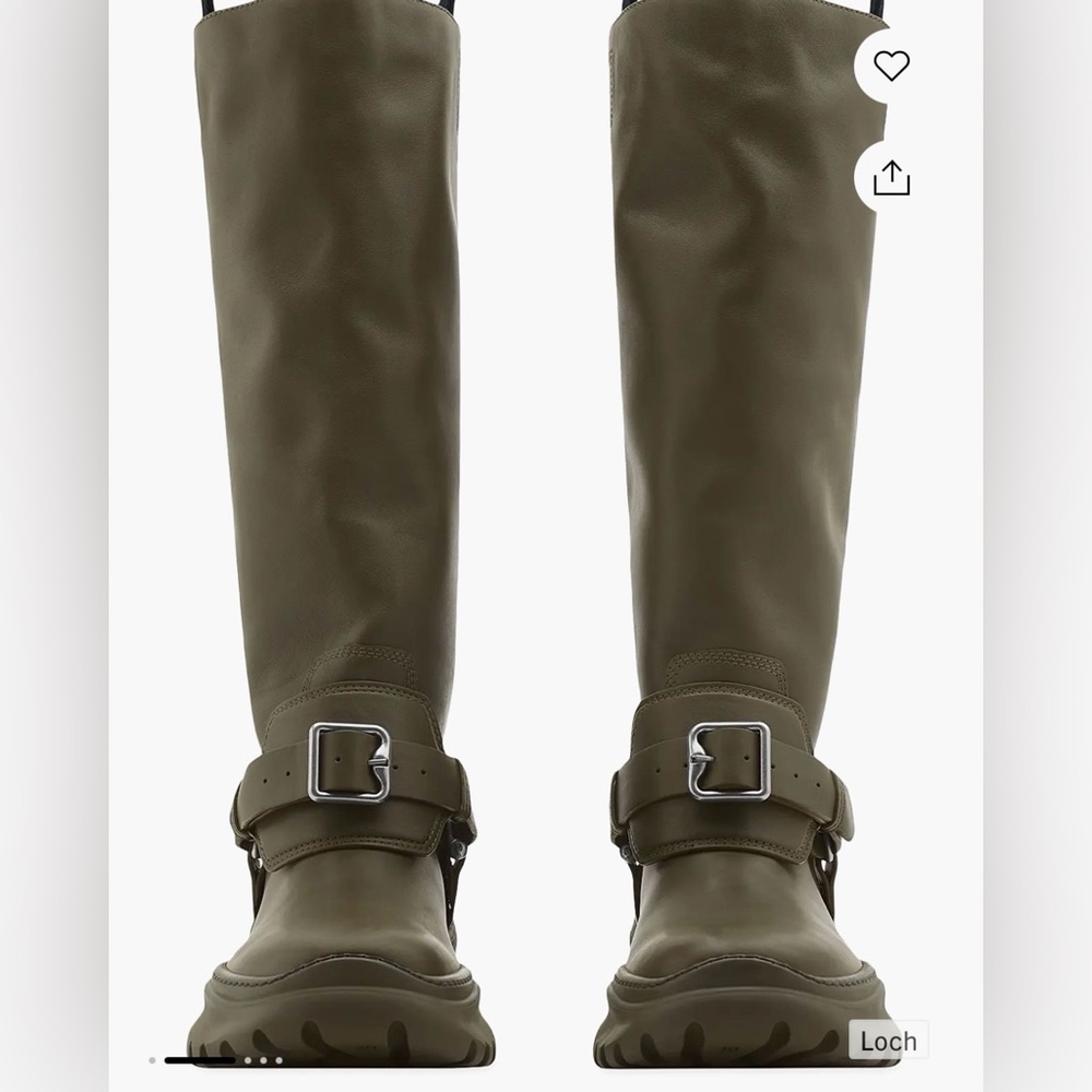 Burberry Stomp Knee-High Boots